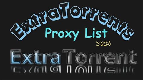 extratorrent proxy 2023|ExtraTorrents Proxy List 2024: Unblock Extratorrents .
